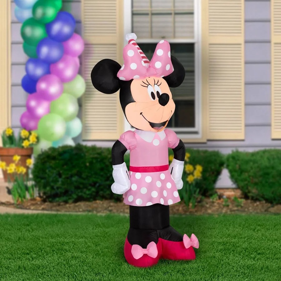 Minnie Mouse Birthday Hat Inflatable Yard 5' Foot Decoration Party Prop Sign Holiday Birthday
