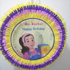 Ms Rachel Cartoon Round 3D Pinata 24" inch Decoration Party Birthday Decor Gift