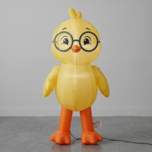 Canticos Chick Nicky Inflatable Yard 3' Foot Decoration Party Prop Sign Holiday Birthday