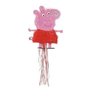 Peppa Pig Pull String 3D Pinata 24" inch Decoration Party Birthday Decor Gift
