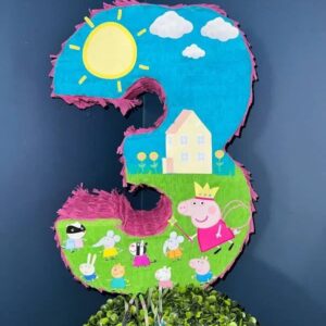Peppa Pig Custom Number 3D Pinata 24" inch Decoration Party Birthday Decor Gift