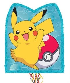 Pokemon Pikachu and Ball 3D Pinata 24" inch Decoration Party Birthday Decor Gift