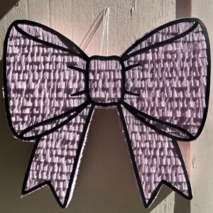 Pink Bow 3D Pinata 24" inch Decoration Party Birthday Decor Gift