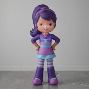 Strawberry Shortcake Plum Pudding Inflatable Yard 4' Foot Decoration Party Prop Sign Holiday Birthday