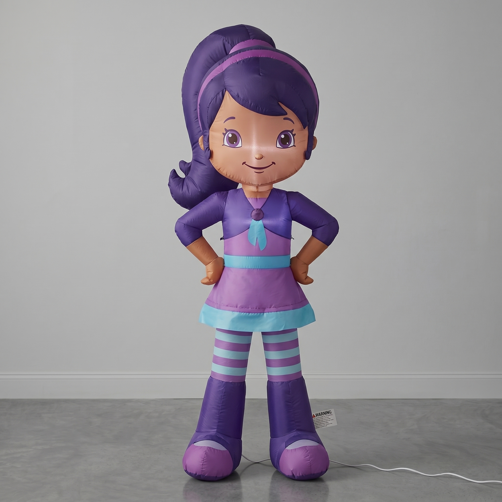 Strawberry Shortcake Plum Pudding Inflatable Yard 4' Foot Decoration Party Prop Sign Holiday Birthday