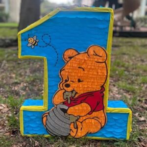 Winnie the Pooh Baby eating Honey Number 3D Pinata 24" inch Decoration Party Birthday Decor Gift