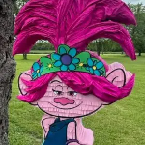 Trolls Poppy Blue Dress 3D Pinata 24" inch Decoration Party Birthday Decor Gift
