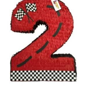 Racing Race Car Number 3D Pinata 24" inch Decoration Party Birthday Decor Gift