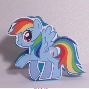 My Little Pony Rainbowdash Pegasus 3D Pinata 24" inch Decoration Party Birthday Decor Gift