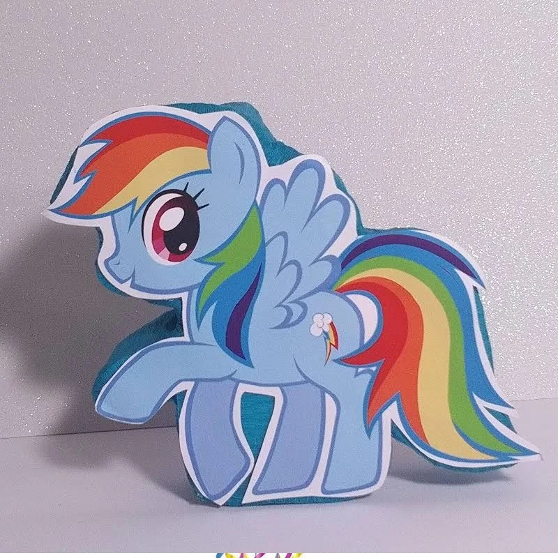 My Little Pony Rainbowdash Pegasus 3D Pinata 24" inch Decoration Party Birthday Decor Gift