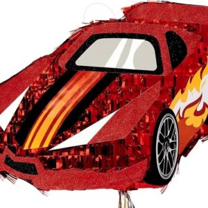 Cars Red Race Car 3D Pinata 24" inch Decoration Party Birthday Decor Gift