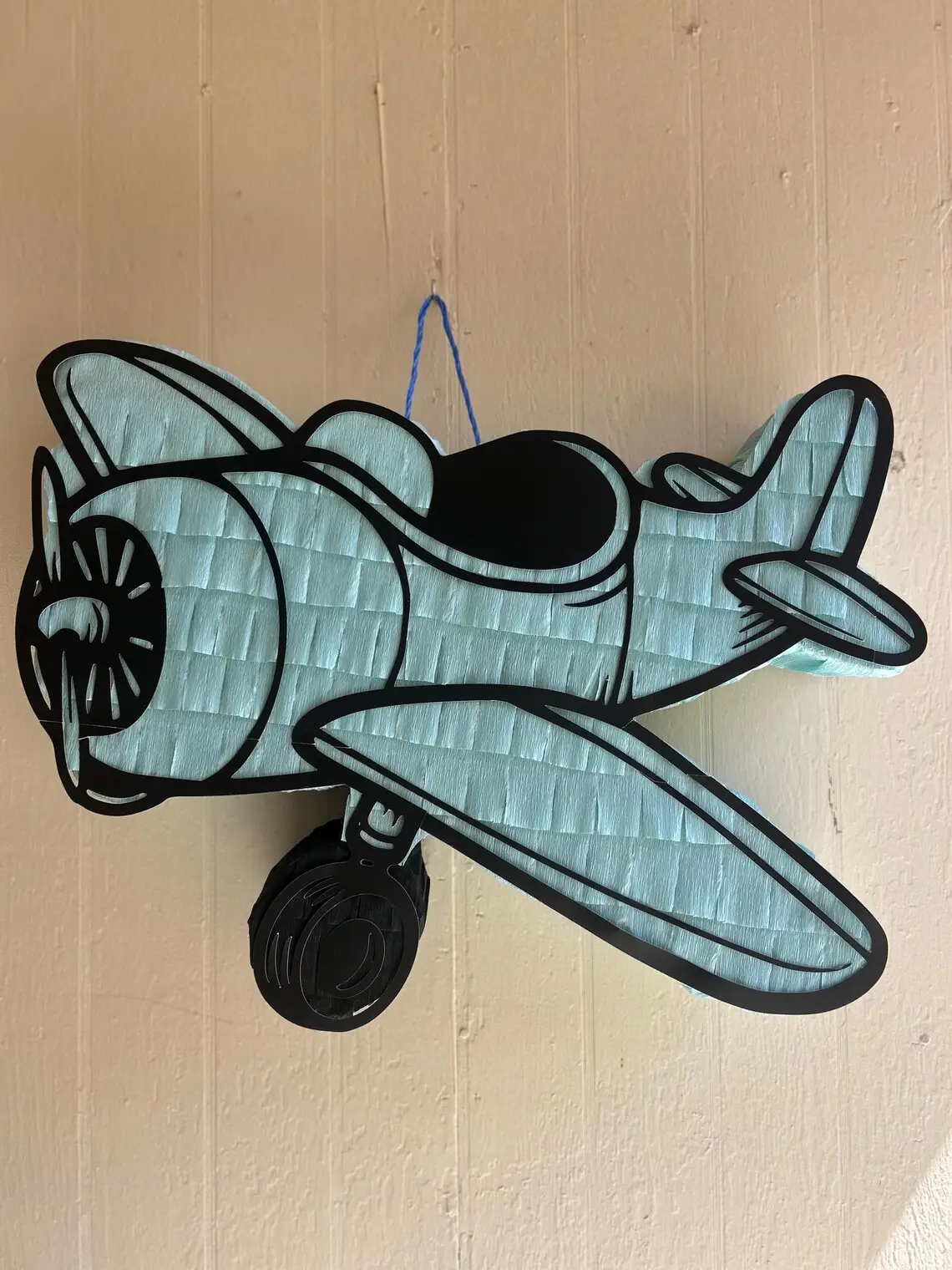 Retro Classic Airplane 3D Pinata 24" inch Decoration Party Birthday Decor Vintage Travel
