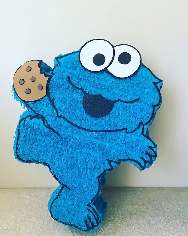 Sesame Street Little Cookie Monster 3D Pinata 24" inch Decoration Party Birthday Decor Gift