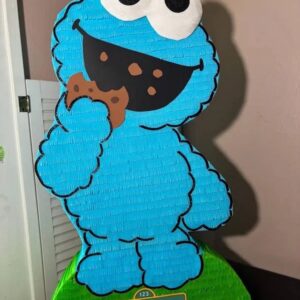 Sesame Street Cute Cookie Monster 3D Pinata 24" inch Decoration Party Birthday Decor Gift
