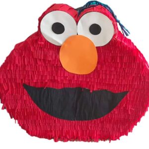 Sesame Street Elmo Face Head 3D Pinata 24" inch Decoration Party Birthday Decor Gift