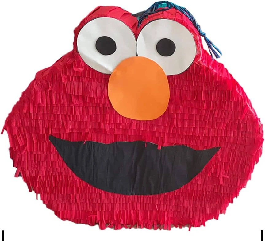 Sesame Street Elmo Face Head 3D Pinata 24" inch Decoration Party Birthday Decor Gift