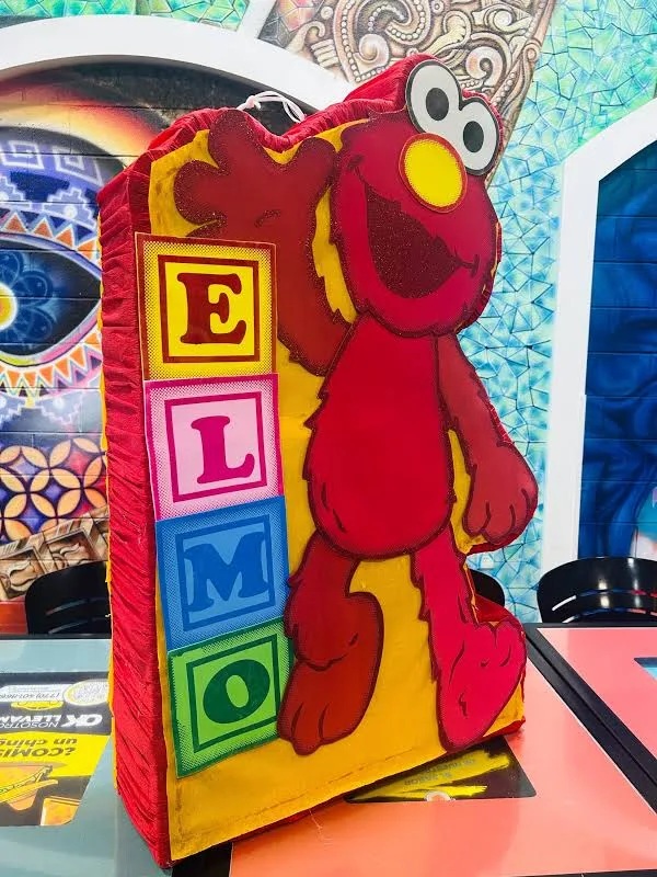 Sesame Street Elmo Blocks Name 3D Pinata 24" inch Decoration Party Birthday Decor Gift