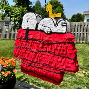 Snoopy and Woodstock on House 3D Pinata 24" inch Decoration Party Birthday Decor Gift
