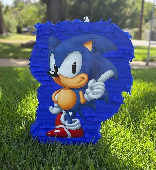 Sonic the Hedgehog Classic Game Sonic 3D Pinata 24" inch Decoration Party Birthday