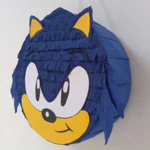 Sonic the Hedgehog Modern Cute Face 3D Pinata 24" inch Decoration Party Birthday