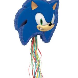 Sonic the Hedgehog Face 3D Pinata 24" inch Decoration Party Birthday