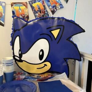 Sonic the Hedgehog Modern Face Head 3D Pinata 24" inch Decoration Party Birthday