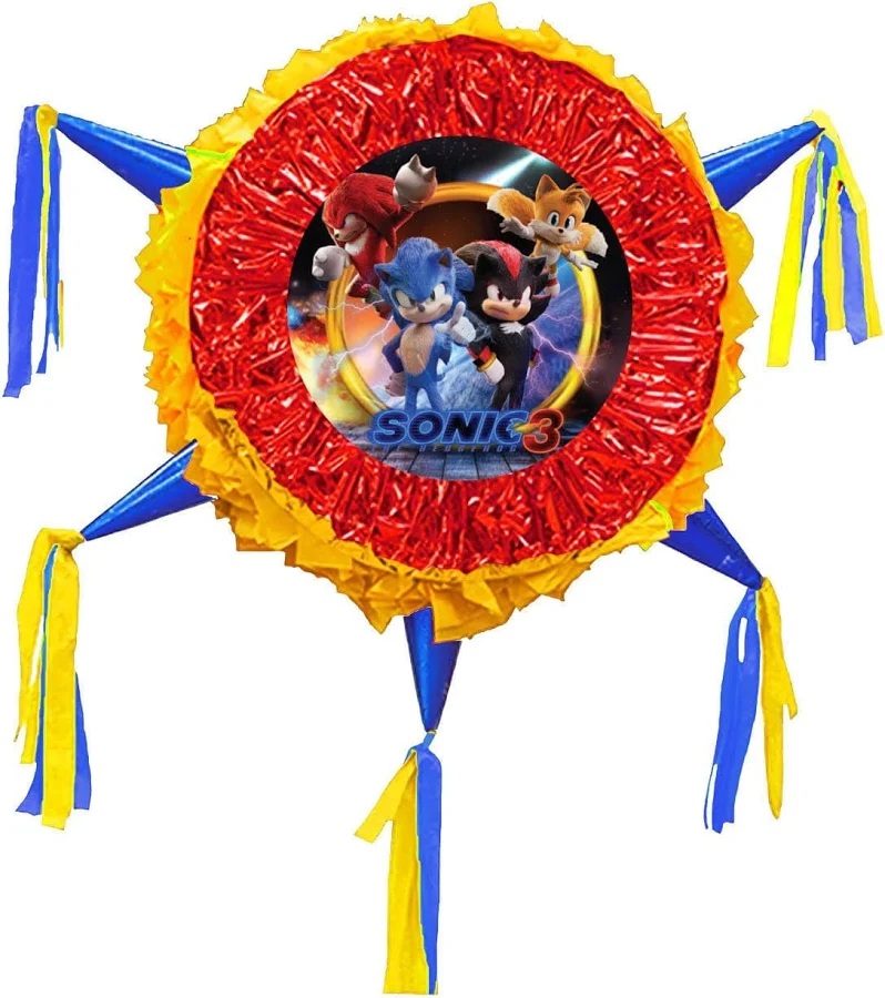 Sonic the Hedgehog Movie 3 3D Pinata 24" inch Decoration Party Birthday
