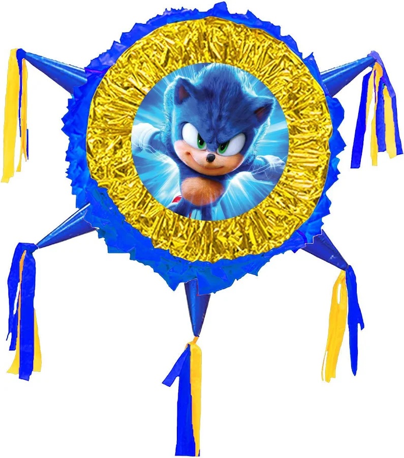 Sonic the Hedgehog Sonic Running Movie 3D Pinata 24" inch Decoration Party Birthday