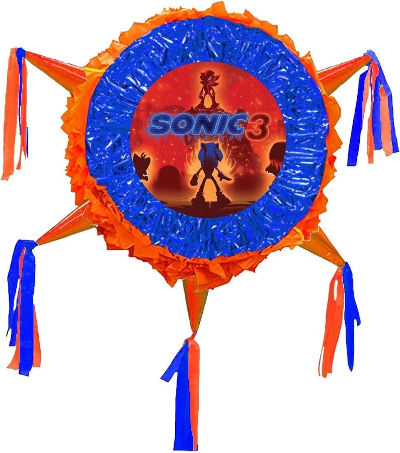 Sonic the Hedgehog Super Sonic Shadow Movie 3 3D Pinata 24" inch Decoration Party Birthday