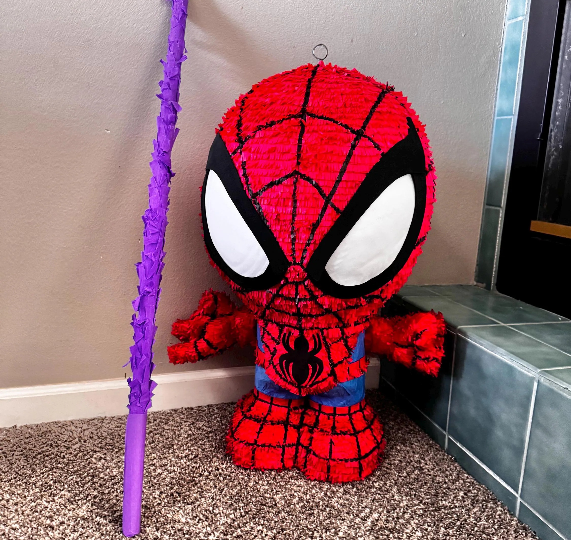 Chibi Cute Spiderman 3D Pinata 24" inch Decoration Party Birthday Decor Gift