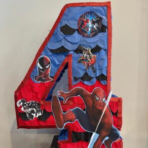 Spiderman Custom Number 3D Pinata 24" inch Decoration Party Birthday Decor Gift