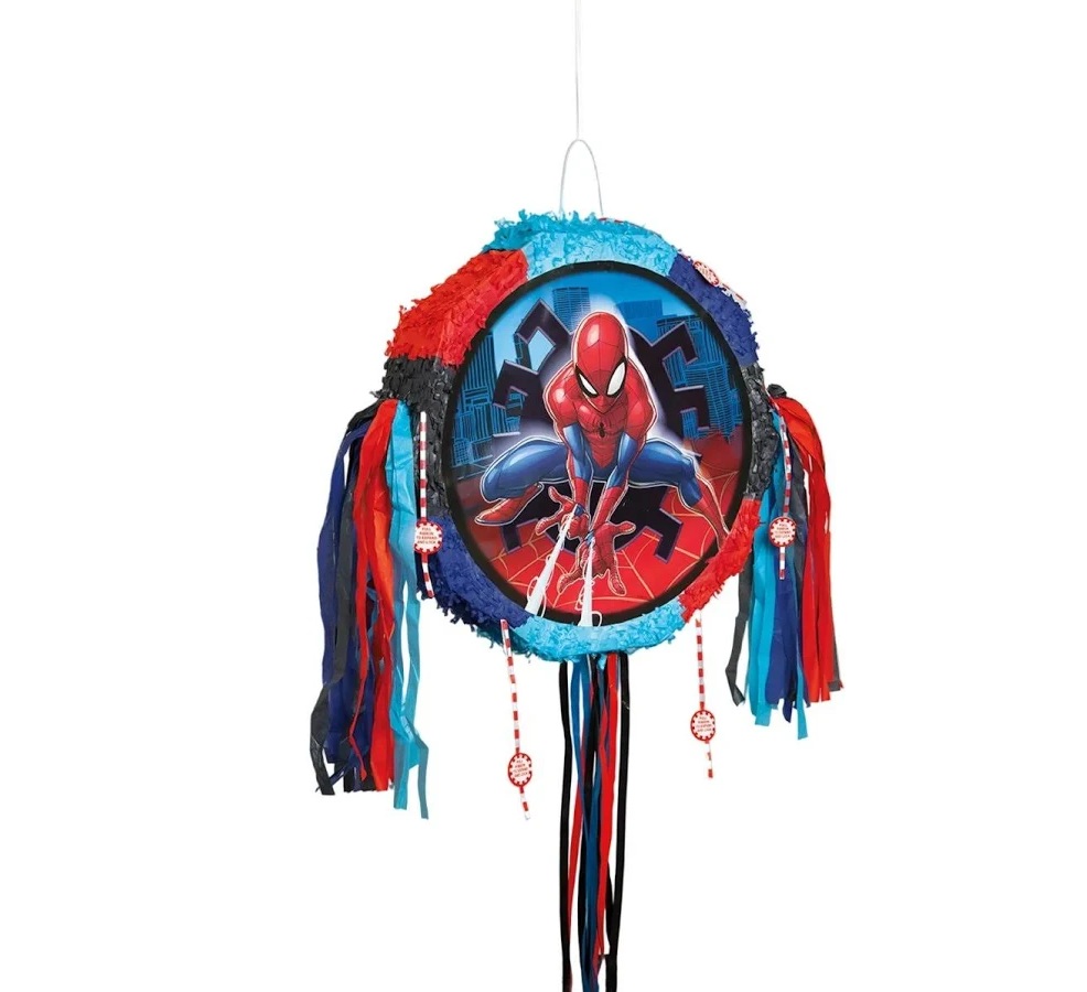 Spiderman Round 3D Pinata 24" inch Decoration Party Birthday Decor Gift