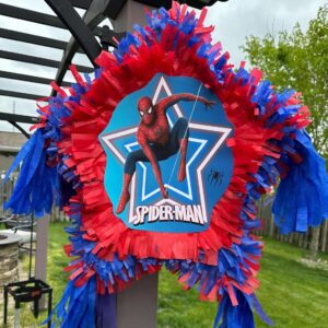 Spiderman Star 3D Pinata 24" inch Decoration Party Birthday Decor Gift