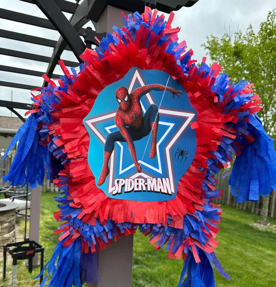 Spiderman Star 3D Pinata 24" inch Decoration Party Birthday Decor Gift
