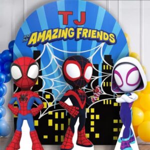 Spidey Amazing Friends Coroplast Cutout Yard Sign Life Size Prop Decoration Party Birthday