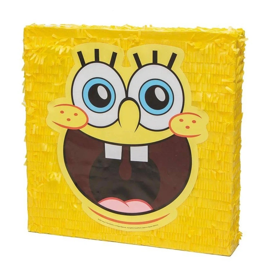 SpongeBob Face Head 3D Pinata 24" inch Decoration Party Birthday Decor Gift