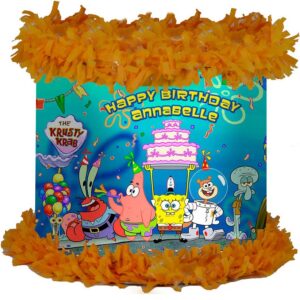 SpongeBob and Friends Personalized 3D Pinata 24" inch Decoration Party Birthday Decor Gift