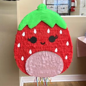 Squishmallows Strawberry 3D Pinata 24" inch Decoration Party Birthday Decor Gift