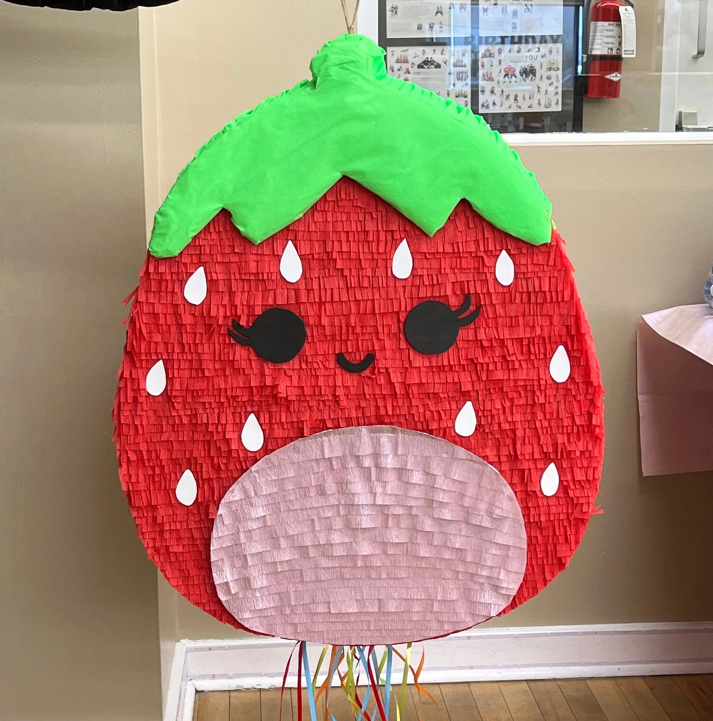 Squishmallows Strawberry 3D Pinata 24" inch Decoration Party Birthday Decor Gift