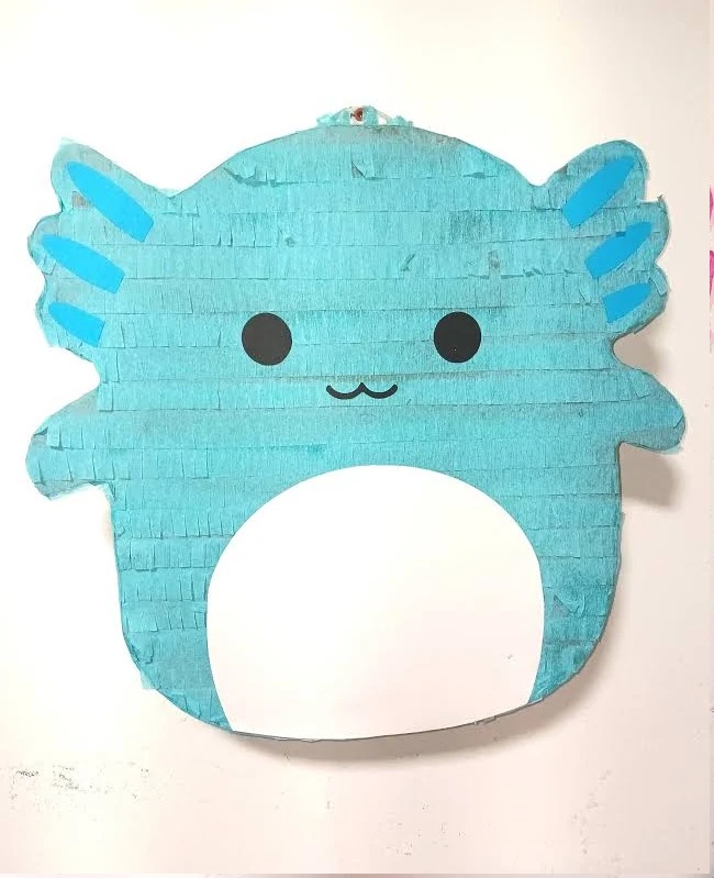 Squishmallows Blue Axolotl 3D Pinata 24" inch Decoration Party Birthday Decor Gift