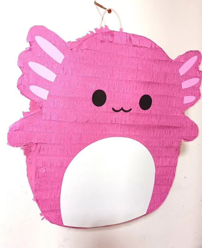 Squishmallows Pink Axolotl 3D Pinata 24" inch Decoration Party Birthday Decor Gift