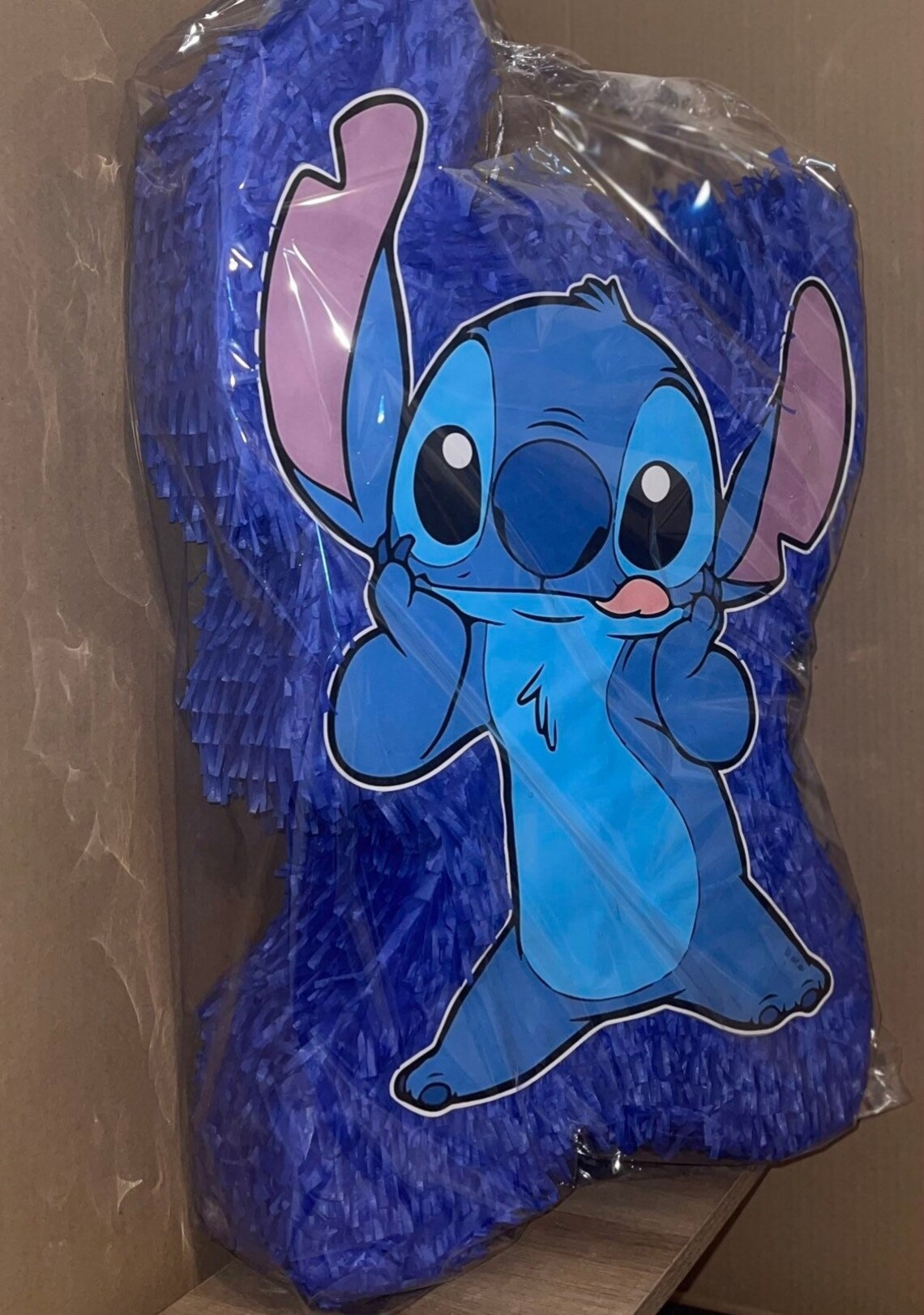 Stitch the Blue Alien Silly 3D Pinata 24" inch Decoration Party Birthday Decor Gift