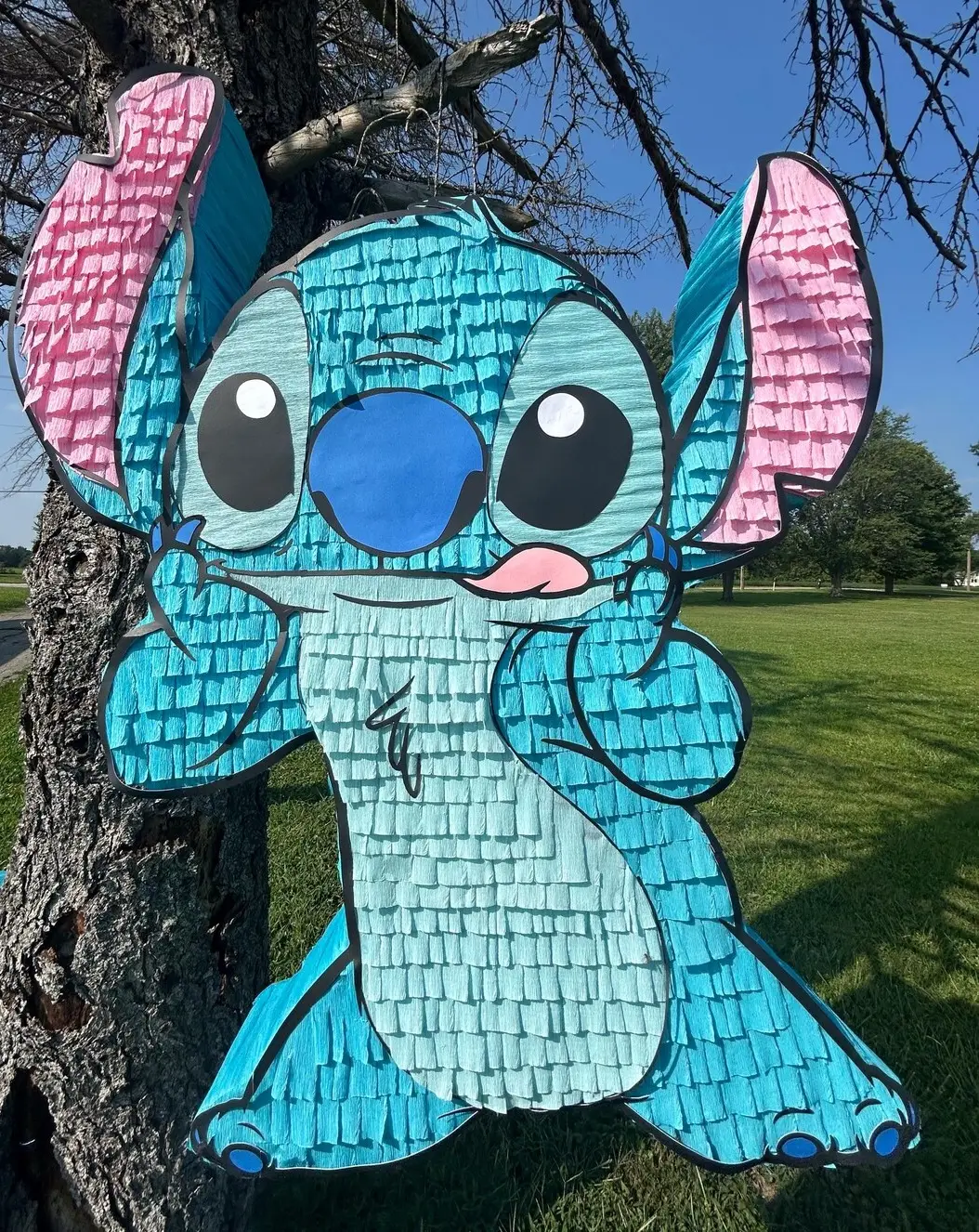 Stitch Blue Alien 3D Pinata 24" inch Decoration Party Birthday Decor Gift