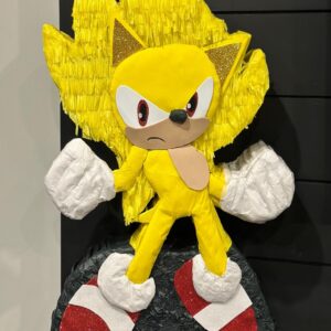 Sonic the Hedgehog Modern Super Sonic 3D Pinata 24" inch Decoration Party Birthday