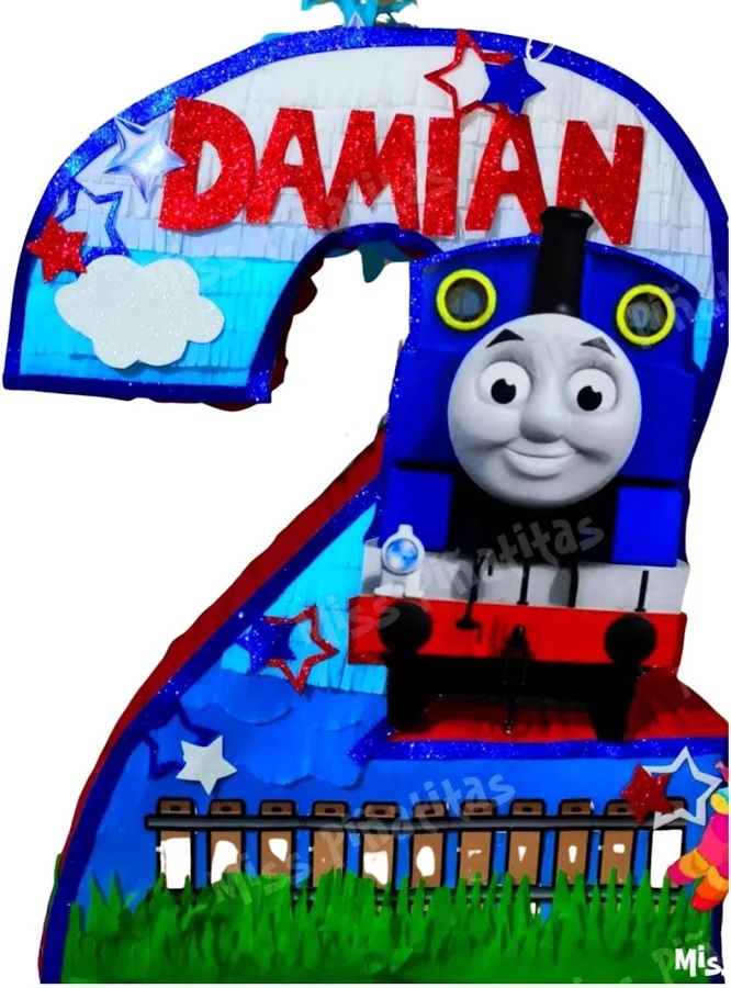 Thomas the Train Number 3D Pinata 24" inch Decoration Party Birthday Decor Gift