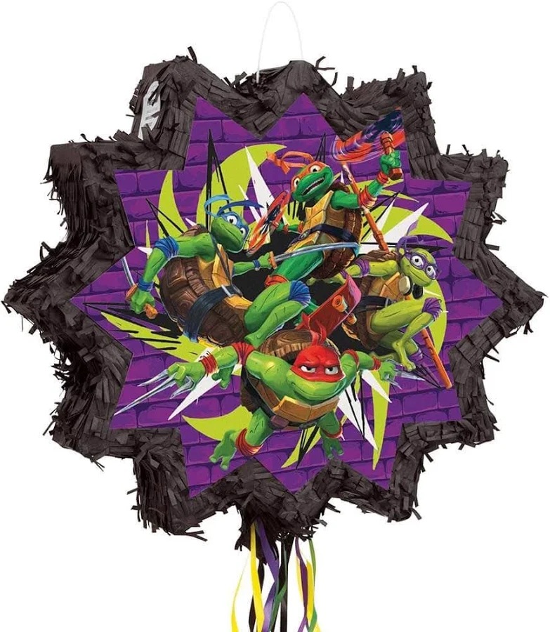 TMNT Ninja Turtles Mayhem Tales 3D Pinata 24" inch Decoration Party Birthday Decor Gift