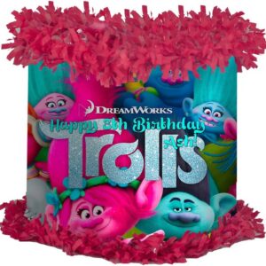Trolls Personalized 3D Pinata 24" inch Decoration Party Birthday Decor Gift