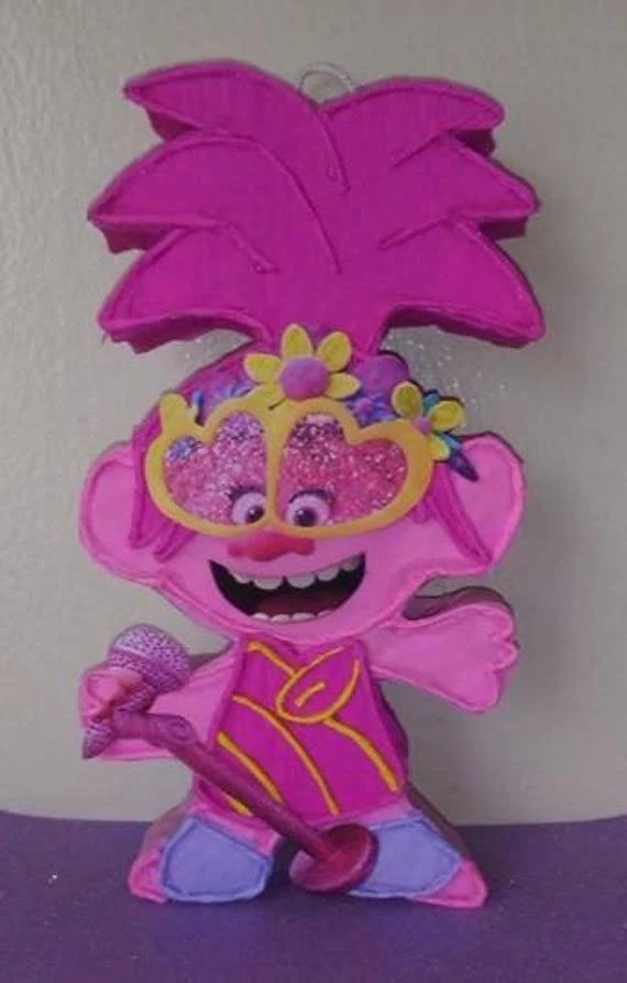 Trolls Poppy Glasses 3D Pinata 24" inch Decoration Party Birthday Decor Gift