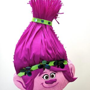 Trolls Poppy Cute Head 3D Pinata 24" inch Decoration Party Birthday Decor Gift