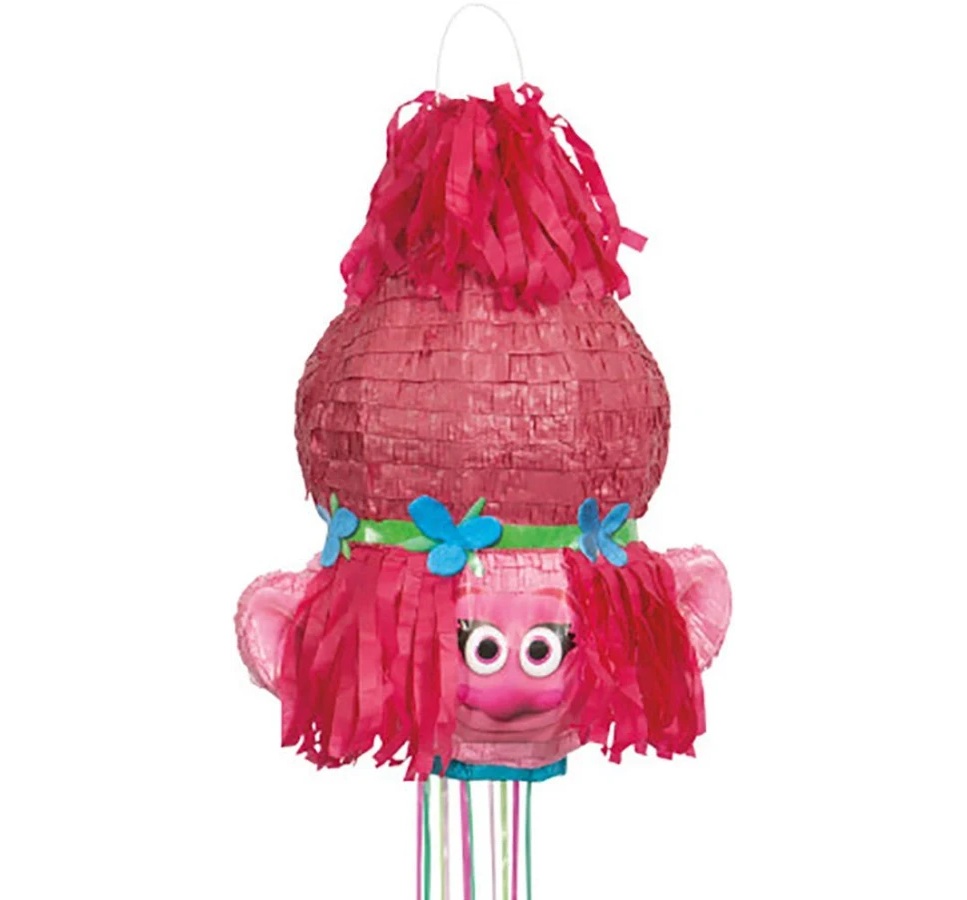 Trolls Poppy Head 3D Pinata 24" inch Decoration Party Birthday Decor Gift